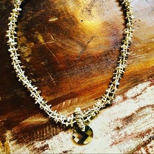 Vintage Native American Shell Neclace and Earrings